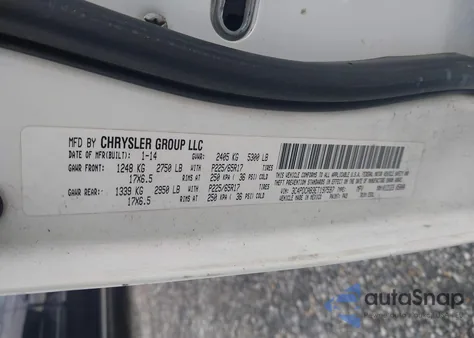 2014 Dodge Journey American Value Pkg из США, поврежденный, VIN 3C4PDCAB3ET197597